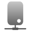 Network Hard Data Disk On Icon 64x64 png